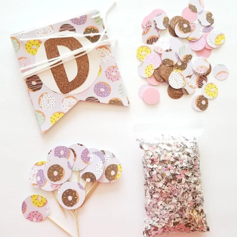 Donut Grow Up Banner Set | Donut Birthday Party | Two Sweet Birthday